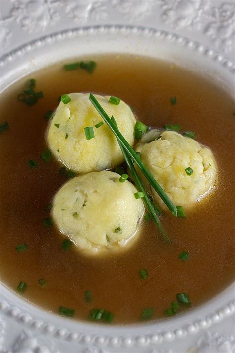 German Semolina Dumpling Soup (Griessnockerlsuppe) | The Kitchen Maus Bavarian Recipes, Austrian ...