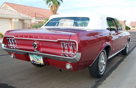 Red 1967 Ford Mustang Convertible - MustangAttitude.com Photo Detail