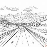 Printable Road Coloring Pages Free For Kids And Adults sketch template