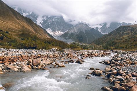 Aerial Photography of a Flowing River in a Valley · Free Stock Photo