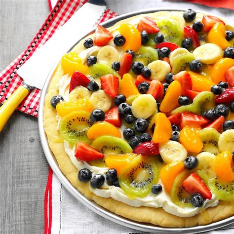 Summer Dessert Pizza Recipe | Taste of Home