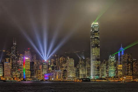 Night photography from a wet Hong Kong... | Night photography ...