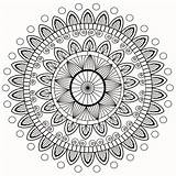 Mandala With Petals  Mandalas Coloring Pages For Adults sketch template
