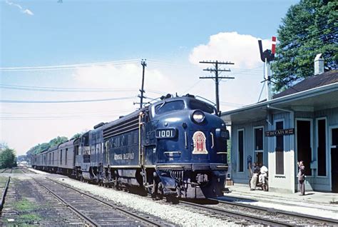 Georgia Railroad F3A #1001 wears a new paint scheme as it arrives in Decatur, Georgia with train ...