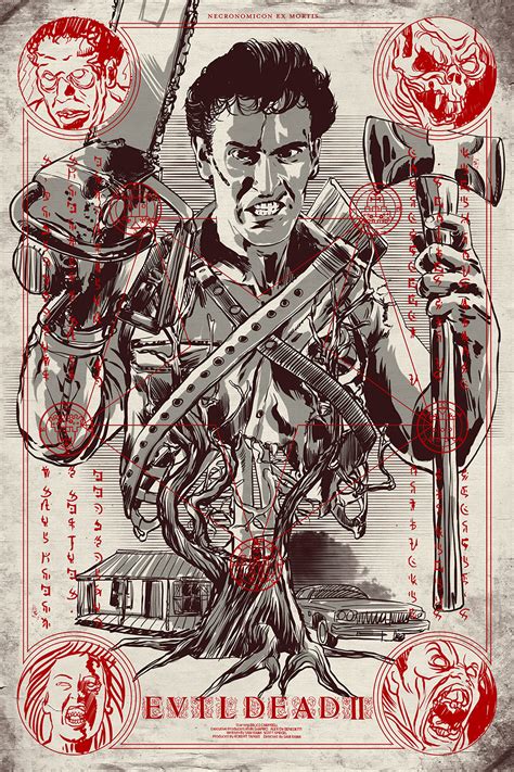 Anthony Petrie - Evil Dead 2 Licensed Screen-Print