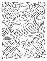 Galaxy Coloring Mars Space Printable Hellokids  sketch template