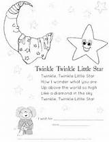 Twinkle Little Star Coloring Page Sketch sketch template