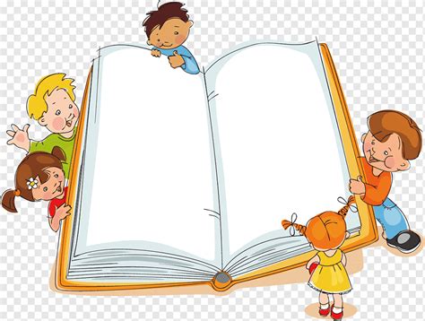 Los niños y la ilustración de libros, dibujo infantil, niños y libros ...