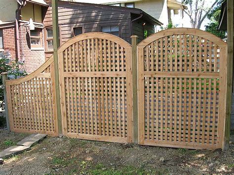 Wood Work Lattice Privacy Screens And Fences PDF Plans