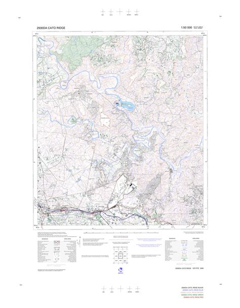 2930DA CATO RIDGE Map by Chief Directorate: National Geo-spatial Information | Avenza Maps