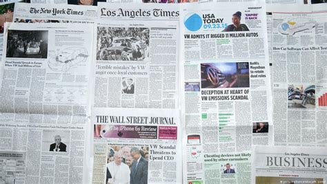 US media merger to create newspaper giant – DW – 08/06/2019