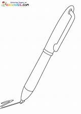 Pen Coloring Pages Printable For Free Download sketch template