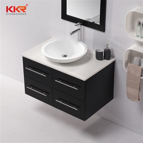 Royal Design Wall Mounted Bathroom Vanity Cabinet | Kingkonree