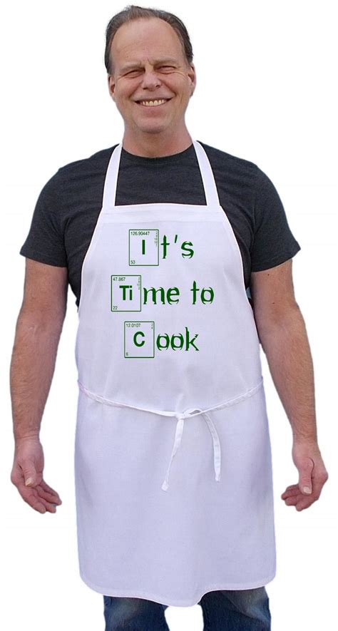 Chef Apron From Breaking Bad Its Time to Cook Kitchen Aprons - Etsy