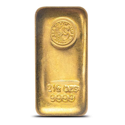 2.5 oz Perth Mint Cast Gold Bar (New) l BGASC™