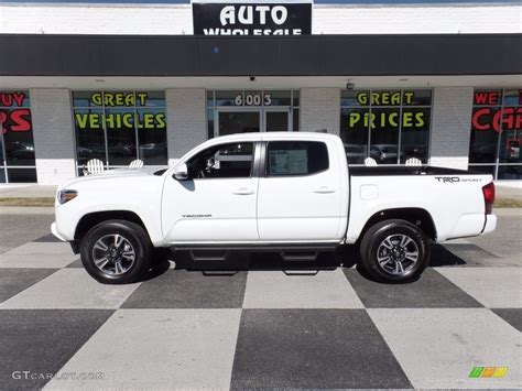 2016 Super White Toyota Tacoma TRD Sport Double Cab #118732263 ...