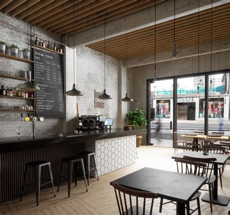 Simple Coffee Shop Interior for Simple Design | Interior Designs News