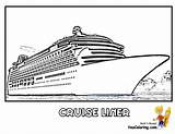 Cruise Ship Coloring Page sketch template