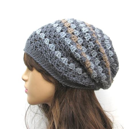 Crochet Hat - Slouchy Hat, Crochet Pattern Pdf,easy, Great For ...