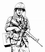 Desenhos De Soldado Para Colorir sketch template
