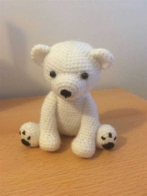 Amigurumi Polar Bear - Etsy | Crochet teddy bear pattern, Crochet teddy bear, Crochet bear