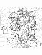 World Of Warcraft coloring pages sketch template