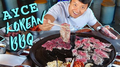 All You Can Eat KOREAN BBQ FEAST in New York! Cast Iron BBQ - YouTube