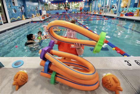 Office building-turned-swim school: Kids learn water safety habits at ...