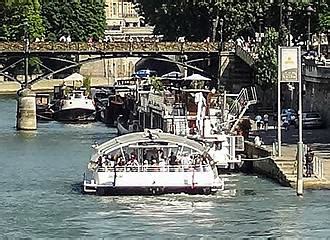 Batobus Water Bus Stops on the River Seine in Paris