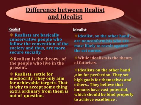 Comparison Between Idealism And Realism | emr.ac.uk