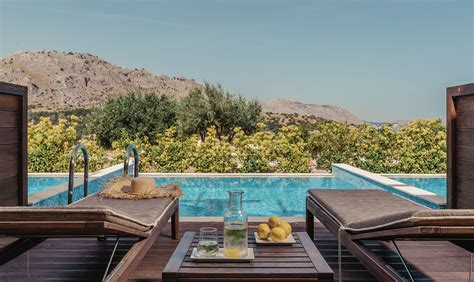 Family Room with Private Pool Garden View | Lindos Imperial Resort & Spa | Lindos Hotels Group