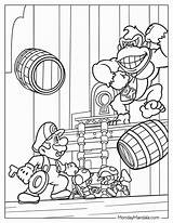 20 Donkey Kong Coloring Pages Free PDF Printables sketch template