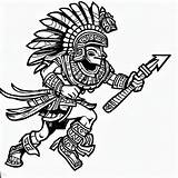 Amazing Aztec Warrior coloring Page  Download Print Or Color Online sketch template