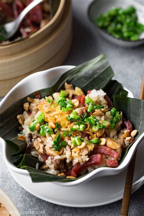 Steamed Chicken Sticky Rice | Recipe | Asian recipes, Easy asian ...