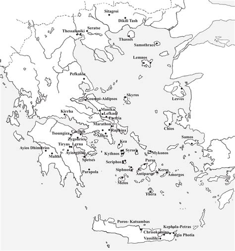 2. Map of 3rd millennium BC sites. | Download Scientific Diagram