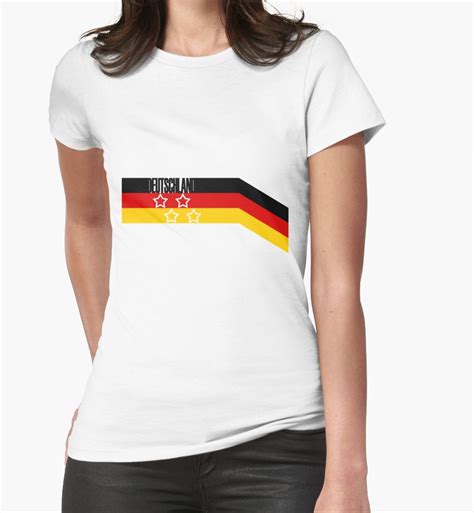 Germany - Celebrative 2014 World Cup T-shirt Fitted T-Shirt by ...