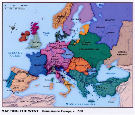 RenaissanceEurope.JPG (1078×918) | Europe map, Map, European history