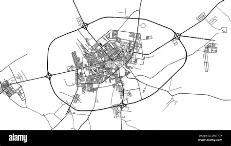 Urban vector city map of Ar Rass, Saudi Arabia, Middle East Stock Vector Image & Art - Alamy