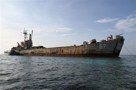 Wrecks, rats and roaches: Standoff in the South China Sea | South china sea, Philippine navy ...