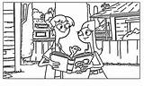 Libro De Lectura Jeremy Y Candace para colorear Imprimir E Dibujar  sketch template