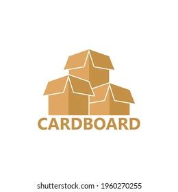 Box Cardboard Logo Template Design Stock Vector (Royalty Free) 1960270255 | Shutterstock