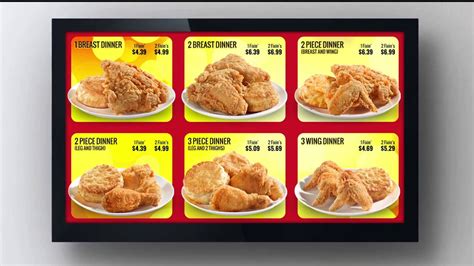 Bojangles' Menu Sample 2 - YouTube