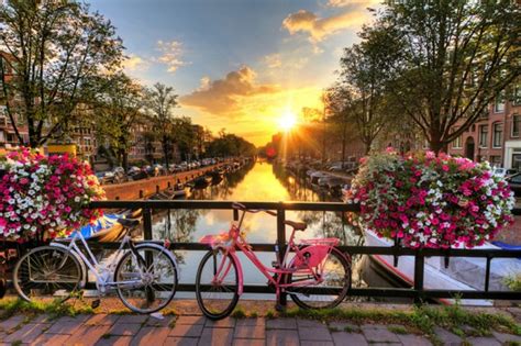 Amsterdam Canal Wallpaper Wall Mural