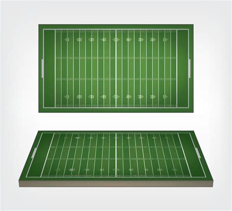 Vector green grass pattern of American football field. Vector. 3691818 ...