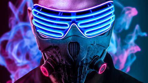 1920x1080 Mask Neon 4k Laptop Full HD 1080P ,HD 4k Wallpapers,Images,Backgrounds,Photos and Pictures