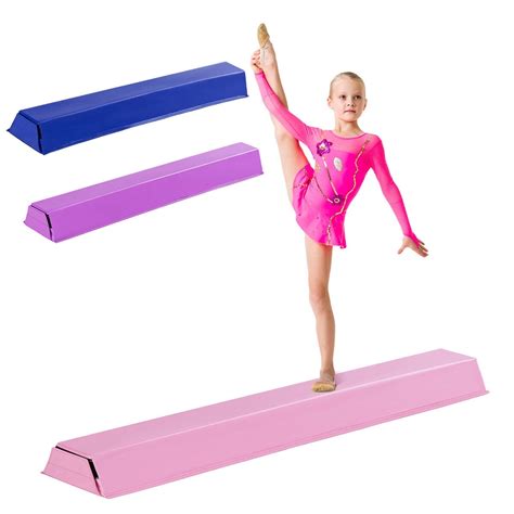 4FT PU Folding Floor Balance Beam Sports Gymnastics Skill Performance Training - Walmart.com ...