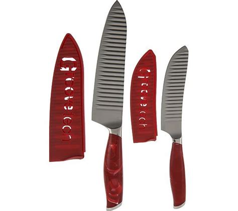 Groovetech for CooksEssentials 5in & 7in Knife Set — QVC.com | Knife ...