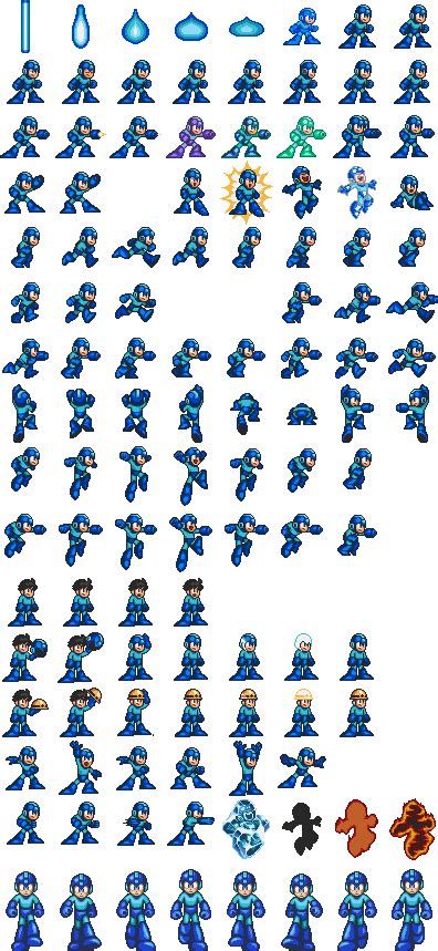 Transparent Ness Sprite Png Mega Man X Sprite Sheet Png | Images and ...