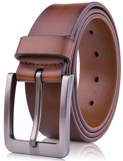Genuine Leather Dress Belts For Men - Mens Belt For Suits, Jeans ...
