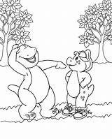 Barney And Riff Coloring Page sketch template